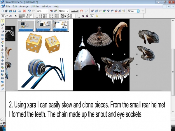 Creation of Armored Dragon: Step 2